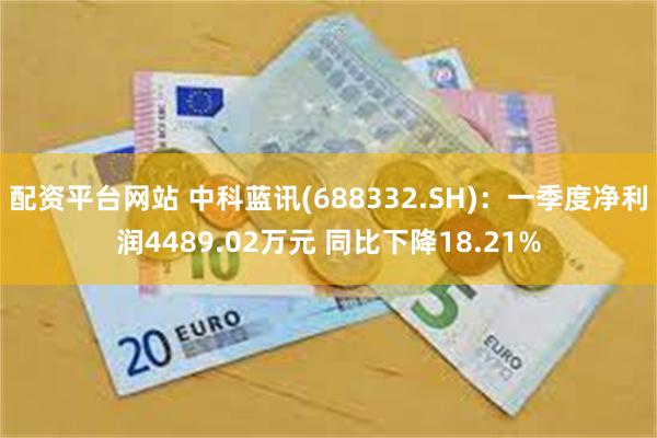 配資平台網站 中科藍訊(688332.SH)：一季度淨利潤4489.02萬元 同比下降18.21%